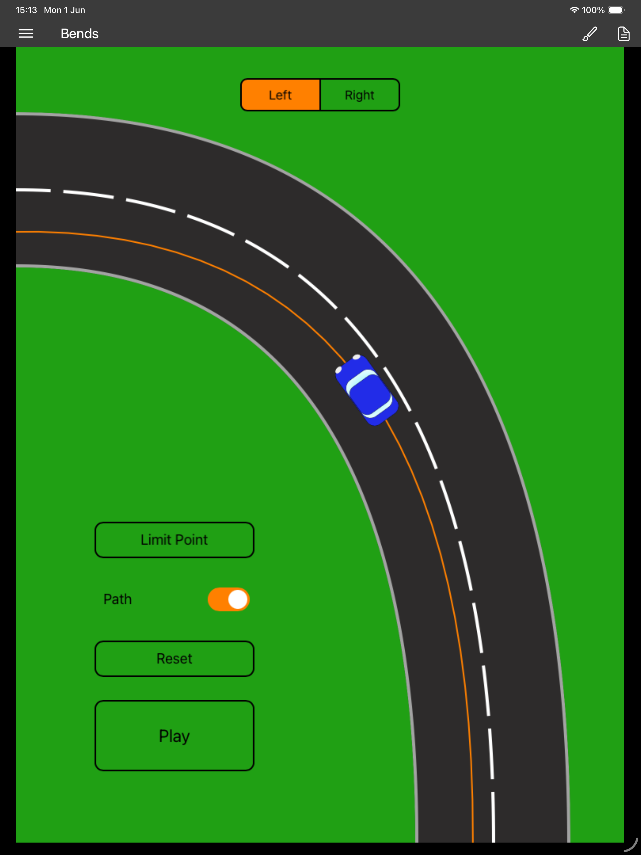 Lessons by Neil Beaver on iPad — module view
